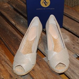 ADRIENNE VITTADINI BAILEE Open Toe Espadrille